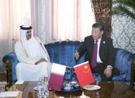 习近平会见卡塔尔埃米尔塔米姆