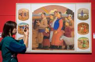 第十三届内蒙古美术作品展览开展