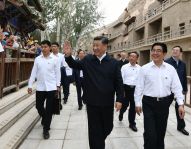 习近平在甘肃考察