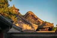 夕阳下的颐和园