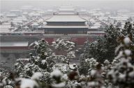 雪润紫禁城如诗如画