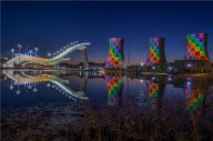 北京首钢园，沸腾之夜光影秀将开启