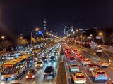 夜色中的亮马桥