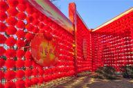 龙潭庙会布置好 新春迎客过大年