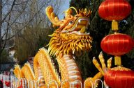 北京大观园红灯高悬 梅花盛开 喜迎春节庙会