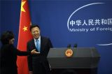 新任外交部发言人赵立坚亮相