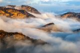 北京：怀柔山里 雨后云海奇观