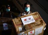 中国援助叙利亚首批抗疫物资运抵大马士革