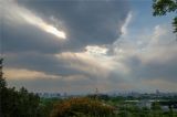 北京：景山公园观日落