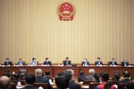 十三届全国人大三次会议主席团举行第二次会议