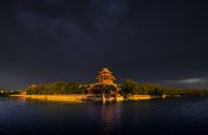 北京：夕阳映角楼