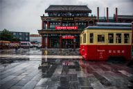 雨后前门大街