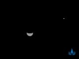 我国首次火星探测任务“天问一号”探测器传回地月合影