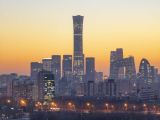 国贸中国尊蓝调夜景