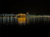夜幕下的北京通州北运河开启“梦幻模式”