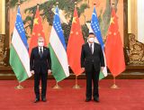习近平会见乌兹别克斯坦总统米尔济约耶夫