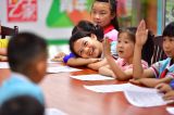 易地搬迁小区孩子的“六点小课堂”