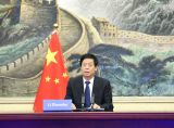 栗战书同约旦参议长法耶兹举行会谈