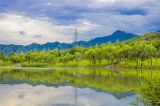 生态永定河水潺潺，云舞河畔京浪岛