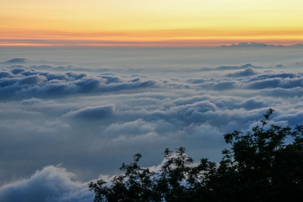 这是2025年7月31日拍摄的泰山云海景观。新华社记者 朱峥 摄