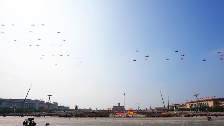 空中受阅梯队29型装备集中亮相 展示我军空中作战力量的跨越式发展