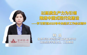 以新质生产力为引领 推进中国式现代化建设——学习贯彻2025年中央经济工作会议精神