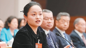 砥砺前行 再谱新篇（在代表团开放日上）