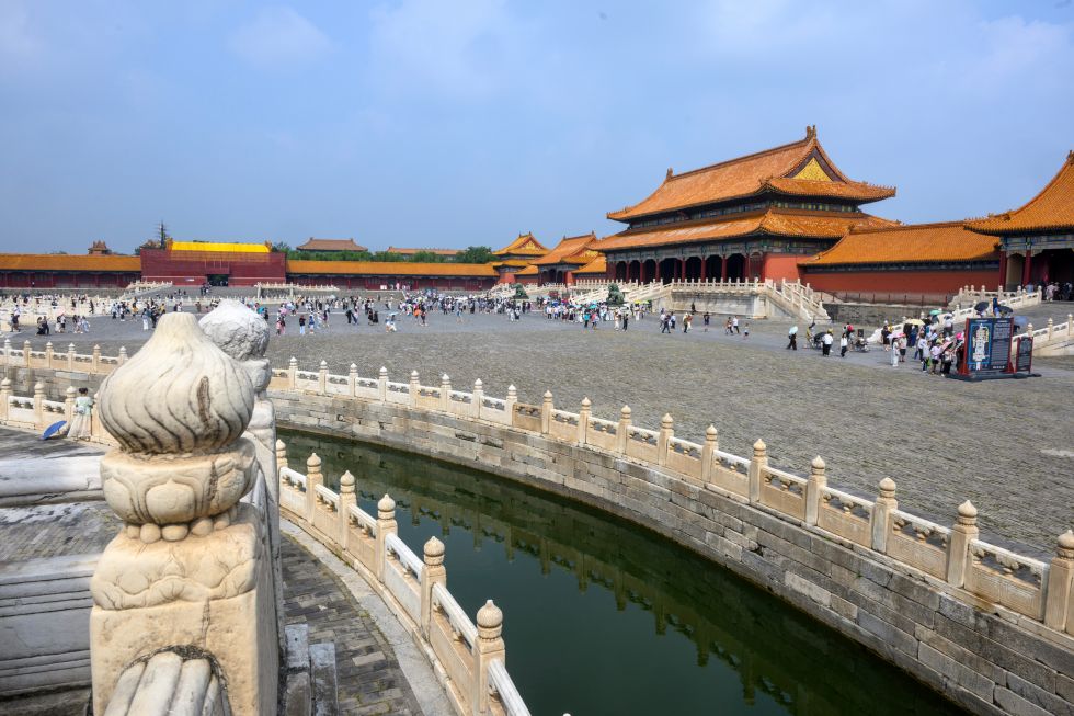 2026年7月27日拍摄的故宫太和门广场。 新华社记者 金良快 摄